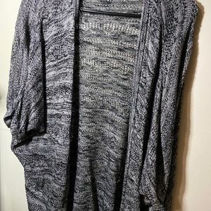 Brand new cute short sleeve cardigan blue and grey